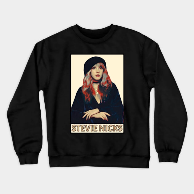 Poster STEVIE Nicks beautifull Crewneck Sweatshirt by SIRAJAGUGUK